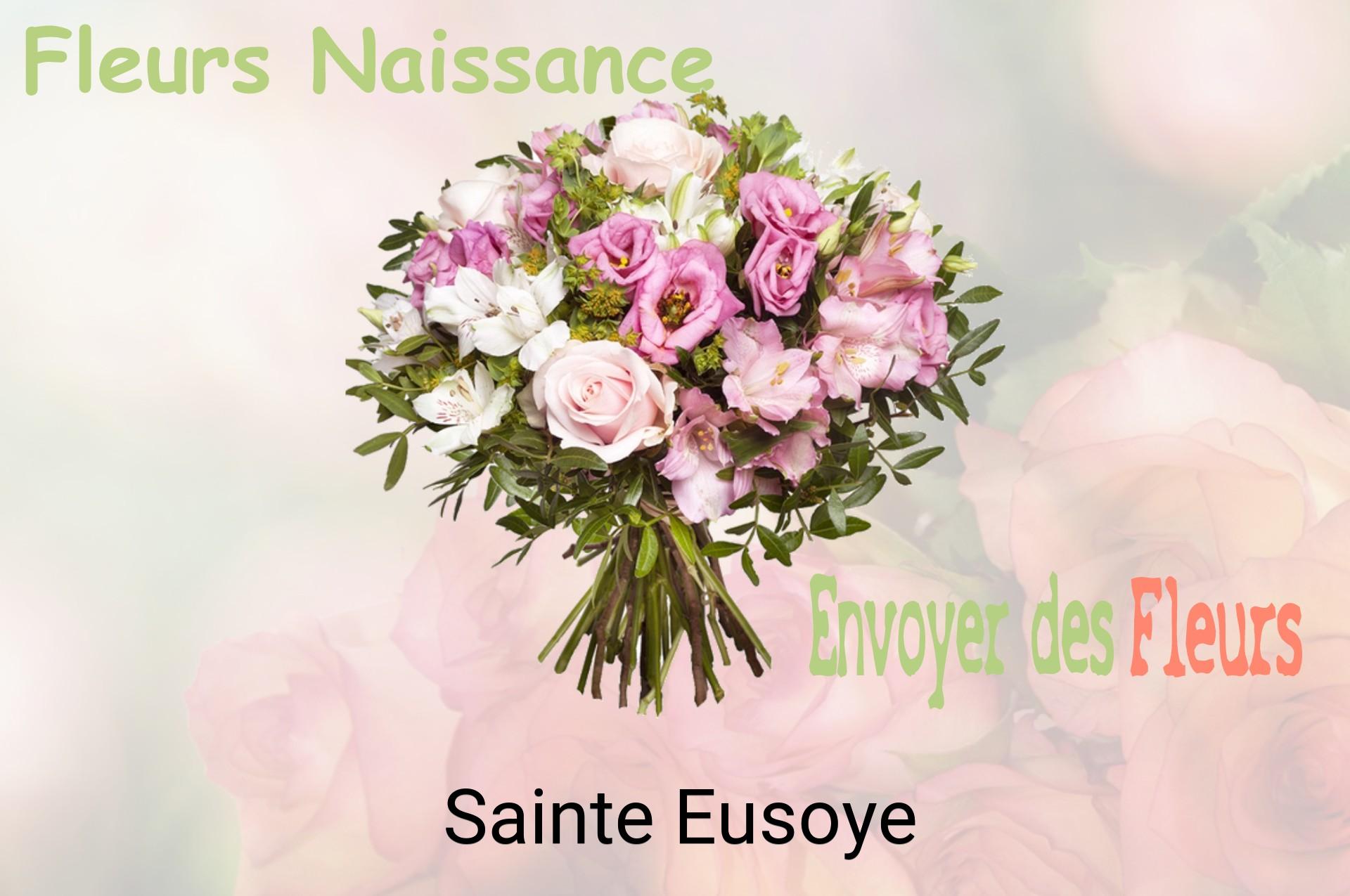 Bouquet de fleurs de naissance livré à Sainte-Eusoye