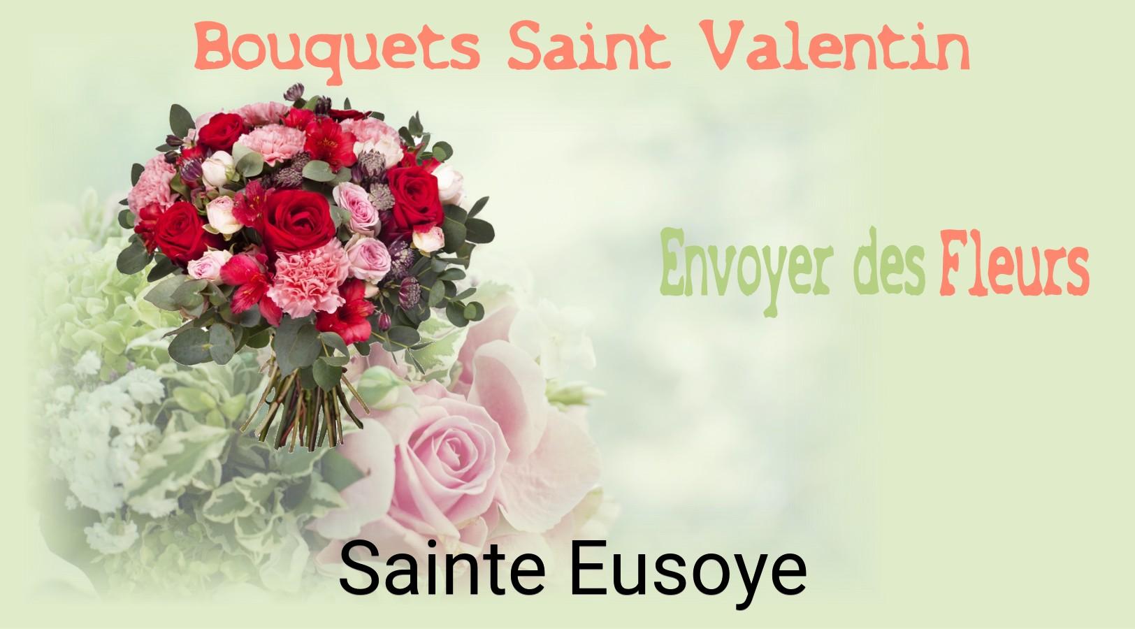 Roses de Saint-Valentin livrées à Sainte-Eusoye